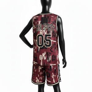 Ensemble short et maillot de basket pour femme, 160 GSM, maille polyester respirante, impression par sublimation, panneau latéral, logo personnalisé, ensembles pour femmes - Product Image 5