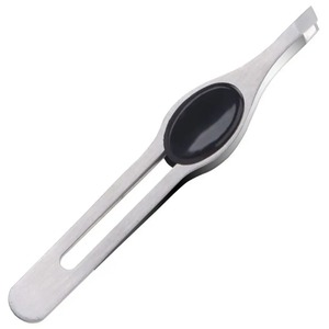BAFA SURGICAL INSTRUMENTS - Pinzas para Cejas de Acero Inoxidable de Colores, Punta Inclinada, Estilo Moderno y Preciso, 9.5 cm, Ligeras, 1/4 Piezas - Product Image 2