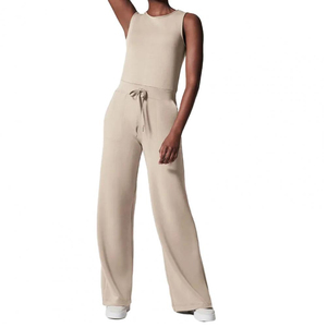 Mono de manga larga para mujer, mono informal de una pieza, mono suave, ropa de moda de ajuste relajado, ropa de temporada, ropa cómoda - Product Image 2