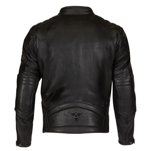 Fully Customized Custom Logo Men Motorbike Leather Jacket High Quality Quick Dry Genuine Leather Motorbike Jacket - Product Image 2