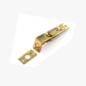 Pestillo de Puerta de Latón de Calidad Premium con Placa de Retén para Puerta y Ventana, Fácil Instalación, Disponible a un Precio Accesible - Product Image 1