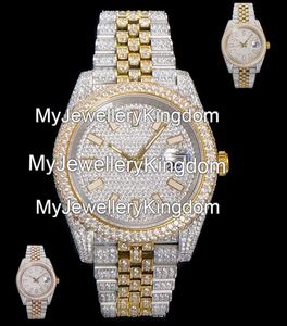 Reloj de Lujo Personalizado con Diamantes Moissanite VVS, Totalmente Automático, para Hombre, en Oferta - Product Image 4