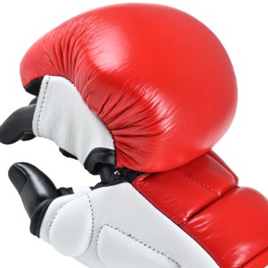 Professional MMA Boxing Gloves PU Leather Lace-Up Half-Finger Breathable Lightweight 12oz/7oz Unisex Adult Training for MMA - Product Image 4