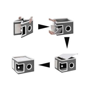 Casa Plegable para Gatos de Invierno, Refugio Interior Cálido y Suave con Diseño Sencillo, Cueva de Felpa para Mascotas - Product Image 2