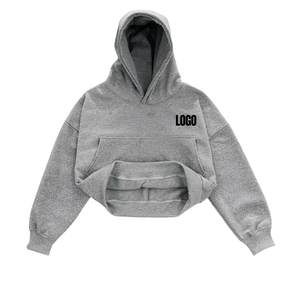 Sudadera con Capucha Personalizada para Hombre, Temporada de Invierno, Tejido de Poliéster y Algodón, Logotipo Personalizado, Unisex, Talla Grande - Product Image 1