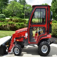 Tracteur compact Massey Ferguson GC1725M avec transmission intégrale, performances puissantes, design polyvalent et utilitaire