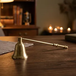 Metal <b>Candle</b> Snuffer Long Handle <b>Candle</b> <b>Extinguisher</b> for Jar <b>Candles</b> Taper <b>Candles</b> Decorative <b>Candle</b> Accessories for Home - Product Image 5