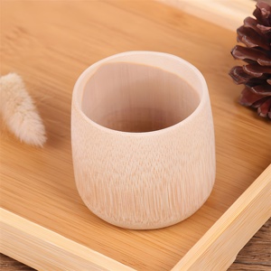 Tazas personalizadas impresas a bajo precio en venta, tazas funcionales de bambú natural al por mayor, tazas para beber. - Product Image 1