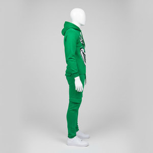 Conjunto Deportivo con Capucha para Hombre, Estilo Urbano, Manga Larga, Estampado de Personajes, Sudadera y Pantalones de Algodón, Corte Regular para Otoño - Product Image 2