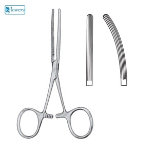 Pinzas Hemostáticas Quirúrgicas BABY-KOCHER, Puntas Rectas y Curvas, Instrumento Manual, Certificado CE Clase I - Product Image 1