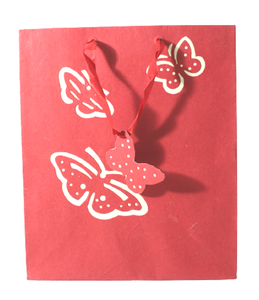 Bolsa de papel personalizada, ecológica, para compras, con asa resistente, de papel kraft, para ropa, zapatos y comestibles. - Product Image 3