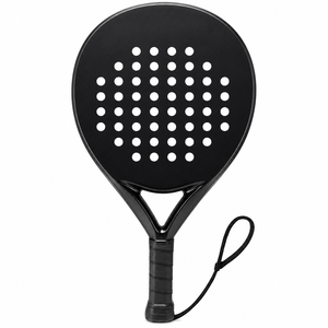 Raquette de padel Samroz Sports Teardrop avec surface en fibre de carbone et noyau en mousse EVA Memory Flex, légère et imperméable - Product Image 1