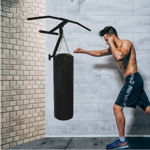 <b>Boxing</b> <b>Bag</b> Kickboxing Training <b>Bags</b> MMA Gym PU Custom Logo Heavy Empty <b>Punching</b> <b>Bag</b> - Product Image 2