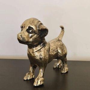 New Style Metal <b>Dog</b> Sculpture For Modern Farmhouse Decor Living Room Shelf Decoration And Artistic Display - Product Image 1