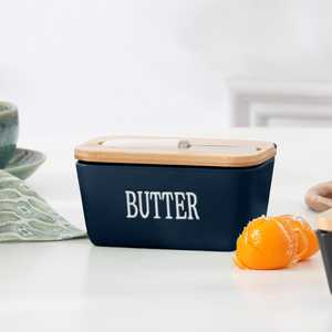 Raylon Customized Color Classic Stainless Steel Handcrafted Butter Dish Lid Freshness Preservation Multifunction Dishwasher Safe - Product Image 4