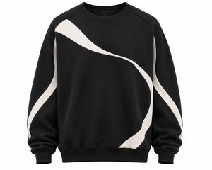 <b>Oversized</b> Hooded Sweatshirt <b>Men</b> Solid Color Cotton Fleece Casual Autumn <b>Hoodie</b> With Front Logo Print Regular Fit - Product Image 4