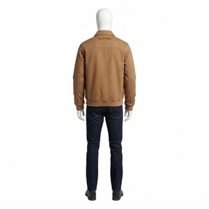 Chaqueta Bomber Marrón para Hombre, Ropa Urbana, Chaquetas de Invierno para Hombre, Chaqueta al por Mayor para Hombre, Moda Casual, Chaqueta con Cierre - Product Image 4