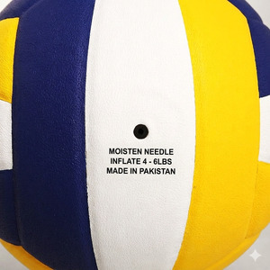 Balón de Voleibol GAMEGAZER MS-VB-1010 de PU, Duradero y Ligero, Talla 5, Peso 260-280G, Circunferencia 650-670MM, Personalizable, Cosido a Máquina - Product Image 6