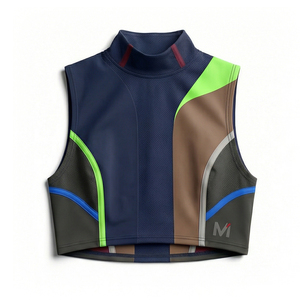 MALUZA INDUSTRIES Top Corto Premium de Invierno para Mujer, 100% Algodón, Tejido de Rizo, Manga con Estampado Puff, Logotipo Frontal, Transpirable - Product Image 1