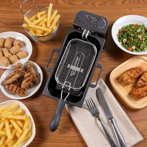 Friggitrice Elettrica Domestica con Timer per Alimenti Fritti - Product Image 2