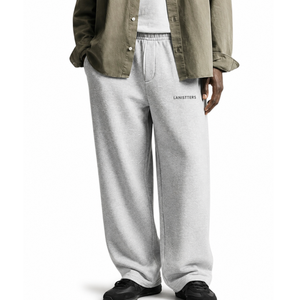 Pantalon de survêtement large pour homme, coupe décontractée, taille élastique, avec poches, personnalisable OEM, streetwear épais - Product Image 1