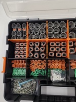 Kit de connecteurs de fils étanches DTM 400 pièces, fiche scellée automobile 2 3 4 6 8 12 broches