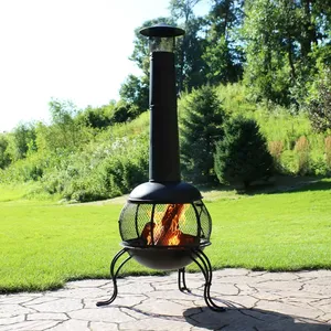 Contemporary Outdoor <b>Fire</b> Bowl Handmade For Luxury Landscape Projects Garden Decoration And Patio HeatingPremium Handmade - Product Image 4