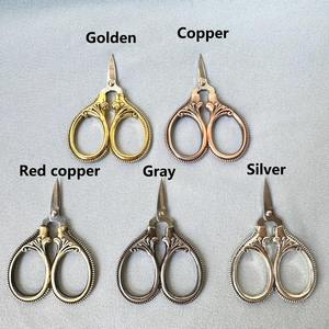 Ciseaux à lame argentée, ciseaux ornés, design classique, cadeau pour les couturiers, accessoires de couture, fournitures d'artisanat, textile - Product Image 3
