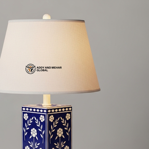 Modern Bone Inlay <b>Table</b> <b>Lantern</b> Aesthetic Floral Inlay Ginger Jar Light High-End Handicraft Decorative Accent <b>Lamp</b> with Custom - Product Image 2