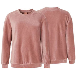 Sweat-shirt pour femme personnalisé avec logo brodé sur mesure, fabriqué en usine, en polaire, en vente en ligne à un prix raisonnable - Product Image 1
