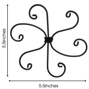 Supports de plantes en métal réglables, piquets robustes en fer pour tiges simples, supports de treillis pour fleurs, pour plantes en pot d'intérieur (Monstera), lot de 5 - Product Image 3