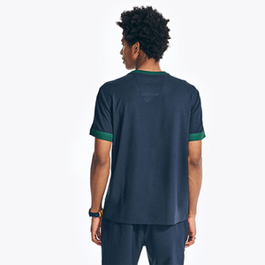 Camiseta Negra Extra Grande Personalizada de 200 g/m² para Hombre, Hombros Caídos, 100 % Algodón, Estilo Urbano, Diseño Personalizable, Hip Hop - Product Image 4