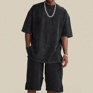 T-shirt décontracté à manches courtes pour homme, coupe ample, été - Product Image 1
