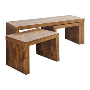 Wooden <b>Rectangle</b> Nesting <b>Coffee</b> <b>Tables</b> High Quality Handmade Eco-Friendly Tabletop | Wholesale | Best Factory Price - Product Image 1