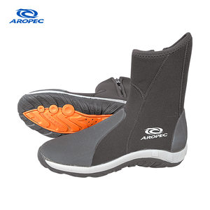 Botas de Buceo Aropec de Neopreno de 5mm con Cremallera YKK, Suela de Goma Antideslizante de 3 Colores, Puntera y Talón Reforzados - OEM/ODM - Product Image 1