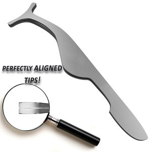 Fabricant de pinces à cils OEM ODM, prix d'usine de haute qualité, pinces à cils en acier inoxydable de précision, outil de beauté pour extensions de cils - Product Image 3