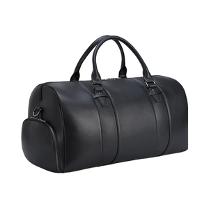 Sac de voyage en cuir PU noir, robuste, pour bagages à main - Product Image 2