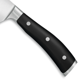 Cuchillos de Chef Profesionales de Acero Inoxidable, Cuchillos de Cocina con Hoja Afilada, Mango Negro con Triple Remache para Cortar Carne y Verduras - Product Image 5