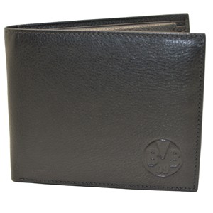 BVB Men's Genuine Leather Trifold <b>Wallet</b> with Embossed Logo <b>RFID</b> Protection Short Fold Design Daily Use - Product Image 5