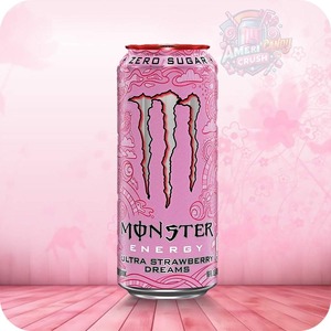 Bebida Energética en Lata de 500 ml, Alta en Cafeína, Sabor Fresa, Monster Ultra Strawberry Edition, Bebida Refrescante para el Rendimiento Diario - Product Image 5