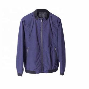 Chaqueta cortavientos personalizada de talla grande para hombre, en oferta, color morado, de nailon y poliéster, informal, transpirable, para hombre. - Product Image 3