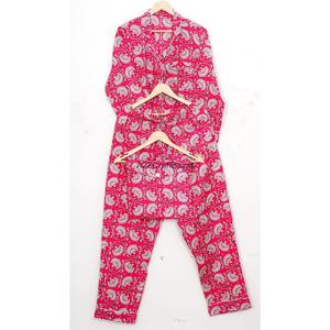 Nouvelle conception, ensemble de vêtements de nuit pour femmes 100% coton pur, pyjamas doux, ensembles de pyjamas longs, fournisseurs d'usine, vêtements de nuit pour femmes - Product Image 5