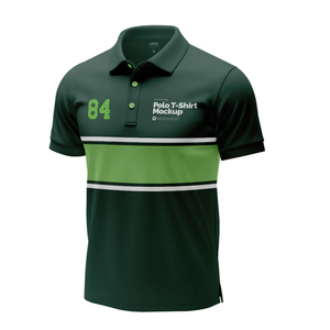 เสื้อโปโลผู้ชายผ้าโพลีเอสเตอร์ปักโลโก้ตามสั่ง ระบายอากาศ แห้งเร็ว แขนสั้น สวมใส่สบาย เหมาะสำหรับธุรกิจ กอล์ฟ ขายส่ง รับผลิตแบบ OEM - Product Image 5