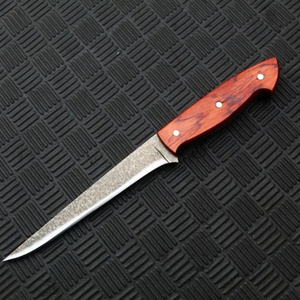 Cuchillo Multiusos Hecho a Mano de Alta Durabilidad, Acero Inoxidable de Grado Industrial, Hoja Deslizante, Mango de Madera, Cuchillo Profesional para Camping - Product Image 1