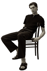 Camisetas de golf de manga corta entalladas de algodón y viscosa de alta calidad de diseñador para hombre - Product Image 6