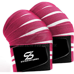 Gym <b>Knee</b> Wraps for Squats Strong Elastic Support for Workout Training Comfortable Fit for Daily <b>Exercise</b> Use - Product Image 6