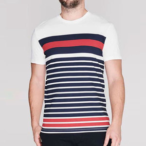 T-shirt en coton pour homme, décontracté, respirant, coupe ample, tendance streetwear, manches courtes, été - Product Image 2