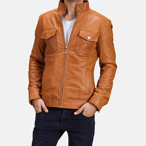 Premium Men <b>Genuine</b> <b>Leather</b> <b>Jacket</b> 2026 New Design <b>Leather</b> <b>Jacket</b> for Men - Product Image 3