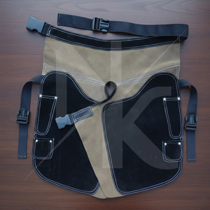 Delantal de Cuero Vacuno Marrón Oscuro de Alta Calidad, Reutilizable, Sostenible y Duradero para Herradores, para Uso en Hospital de Caballos/Cuidado Equino - Product Image 6