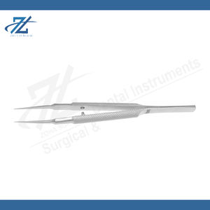 Micro Pinzas Dentales sin Dientes, Punta Plana, Mango de 4 Pulgadas, Acero Blanco, Uso Manual, Juego de Instrumentos de Microcirugía de Alta Calidad, Lashmetics - Product Image 5